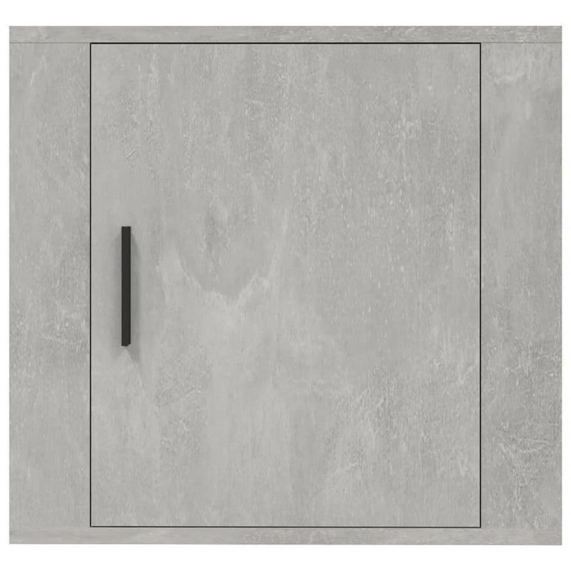vidaXL 2 db betonszürke falra szerelhető éjjeliszekrény 50x30x47 cm