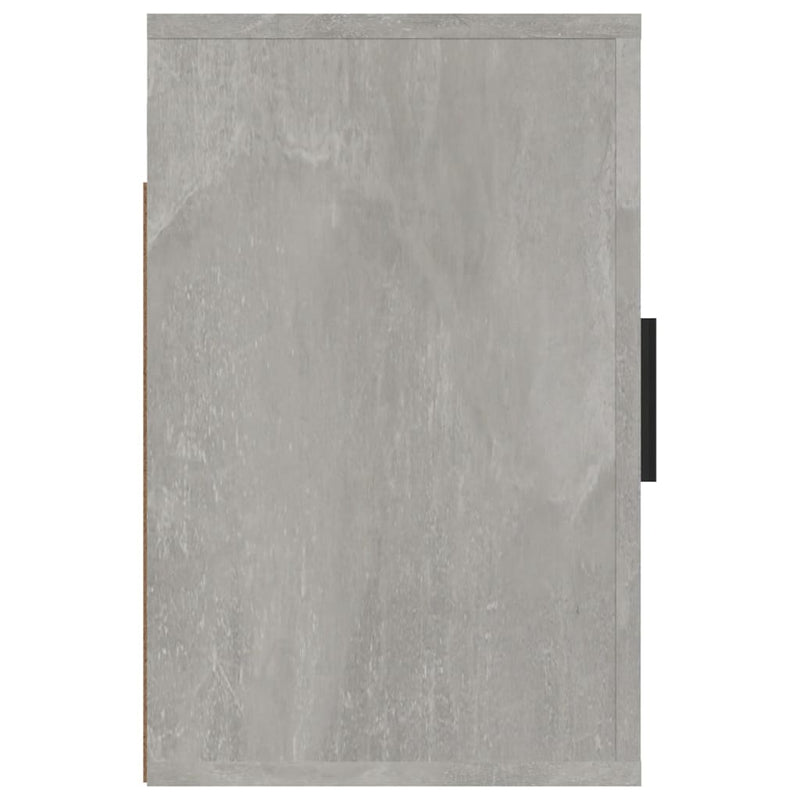 vidaXL 2 db betonszürke falra szerelhető éjjeliszekrény 50x30x47 cm