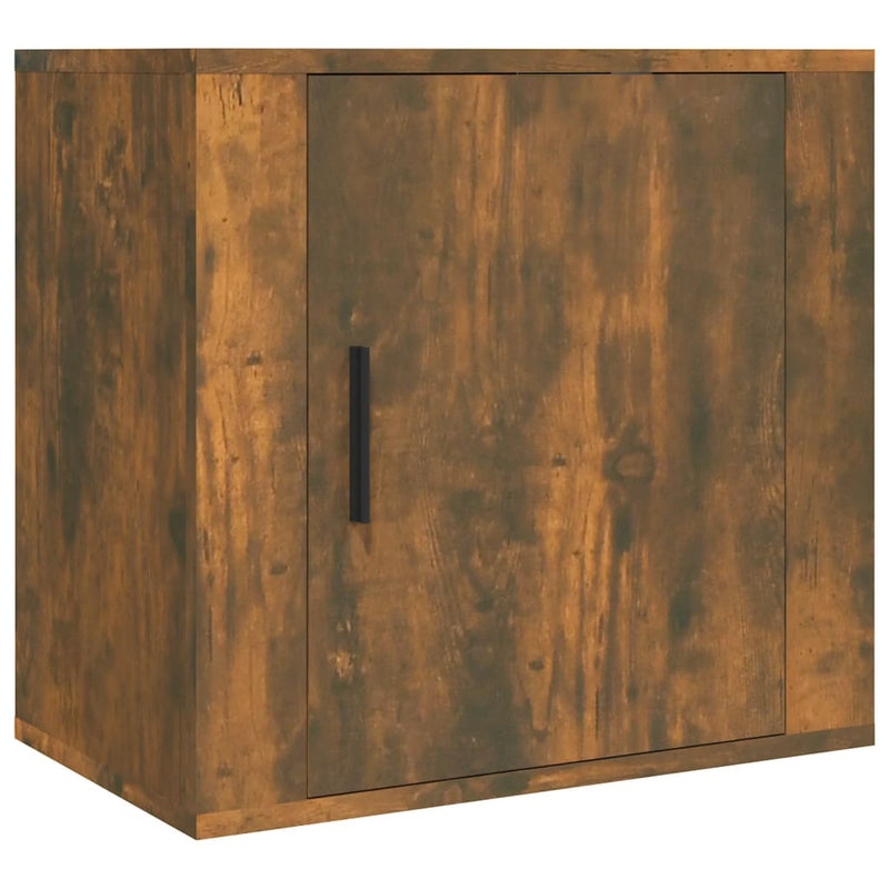 vidaXL 2db füstös tölgy színű fali éjjeliszekrény 50 x 30 x 47 cm