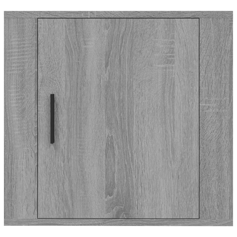 vidaXL 2 db szürke sonoma falra szerelhető éjjeliszekrény 50x30x47 cm
