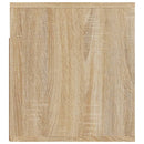 vidaXL sonoma tölgy színű falra szerelhető éjjeliszekrény 50x36x40 cm