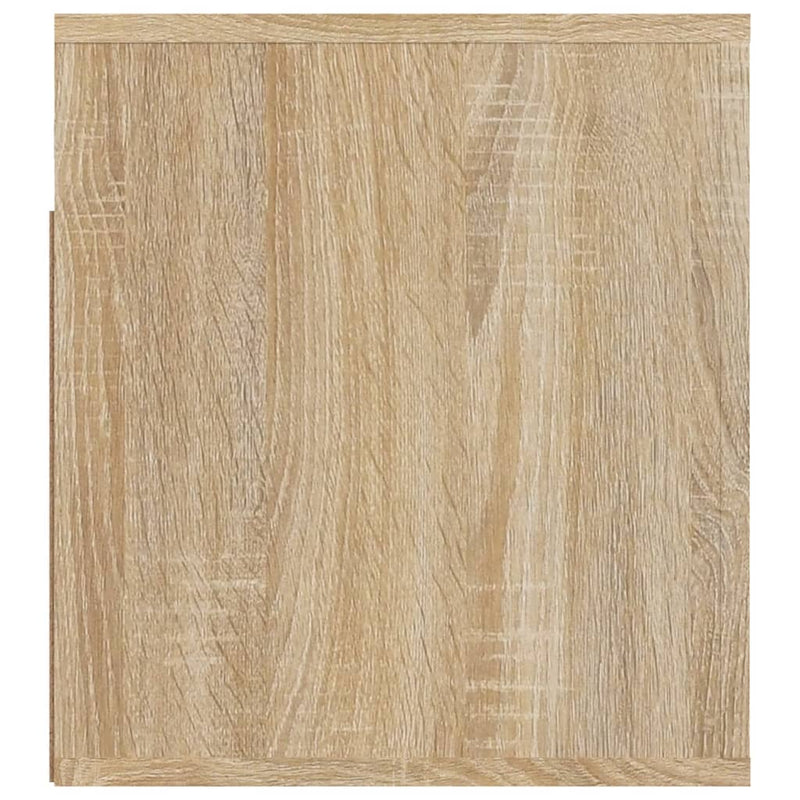 vidaXL 2 db sonoma tölgy falra szerelhető éjjeliszekrény 50x36x40 cm