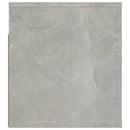 vidaXL 2 db betonszürke falra szerelhető éjjeliszekrény 50x36x40 cm