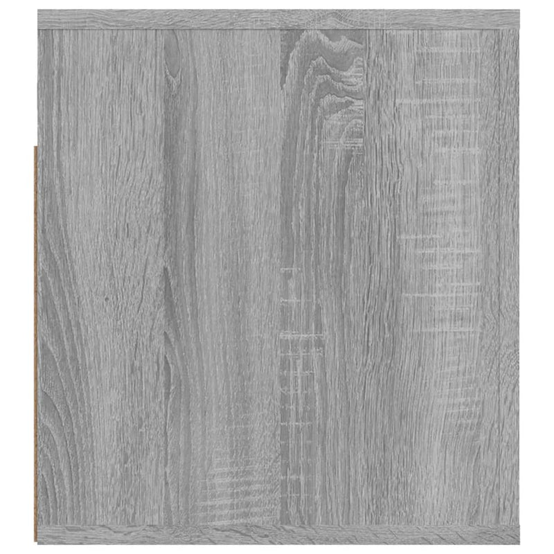 vidaXL 2 db szürke sonoma falra szerelhető éjjeliszekrény 50x36x40 cm