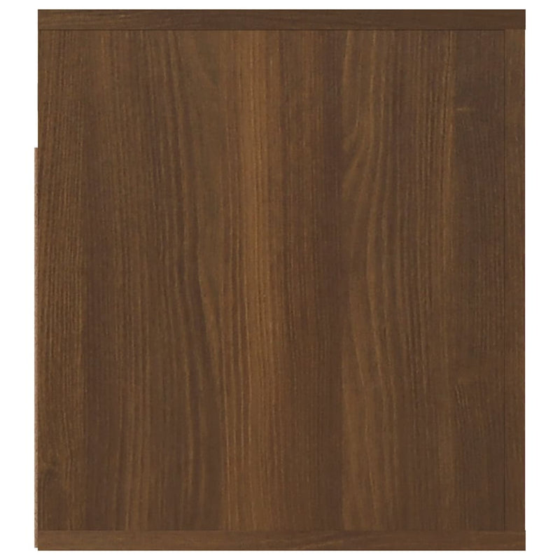 vidaXL 2 db barna tölgyszínű fali éjjeliszekrény 50 x 36 x 40 cm