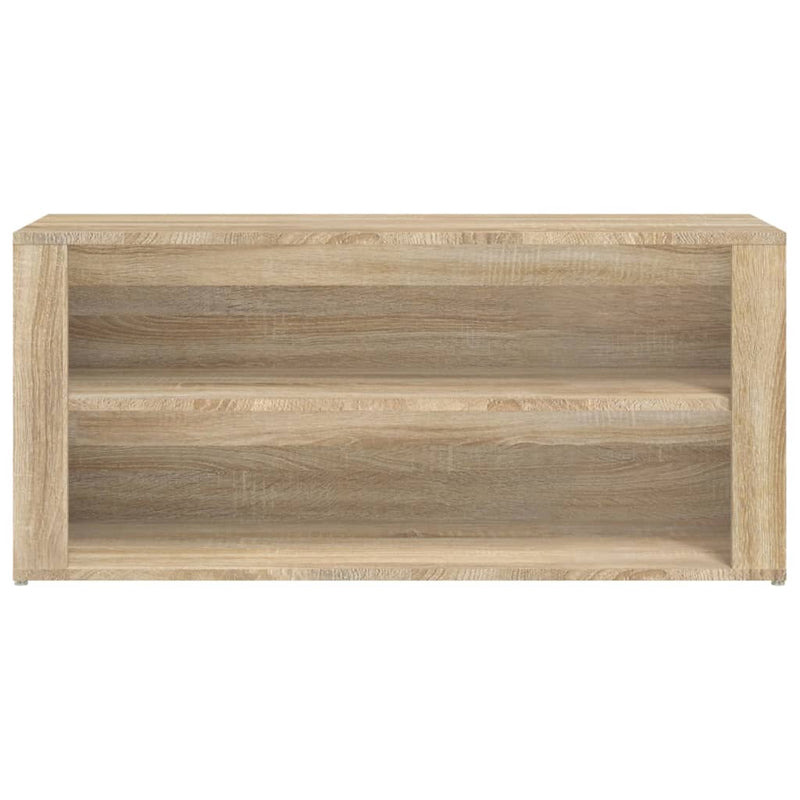 vidaXL sonoma tölgy színű szerelt fa cipőtartó 100x35x45 cm