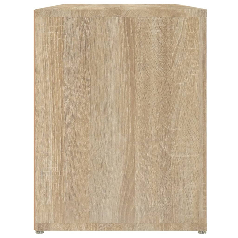 vidaXL sonoma tölgy színű szerelt fa cipőtartó 100x35x45 cm