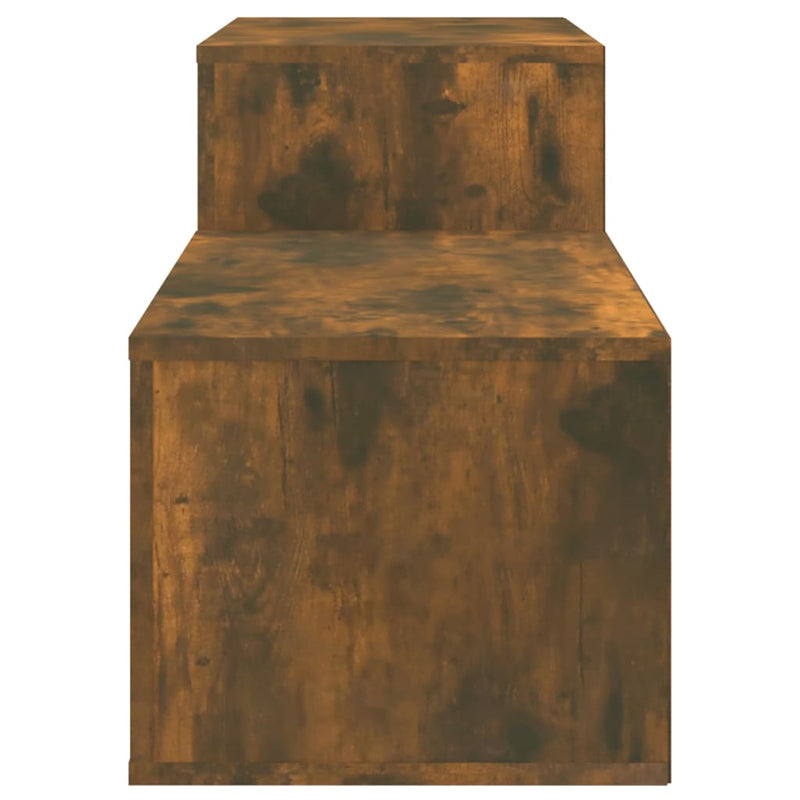 vidaXL füstös tölgy színű szerelt fa cipősszekrény 150x35x45 cm