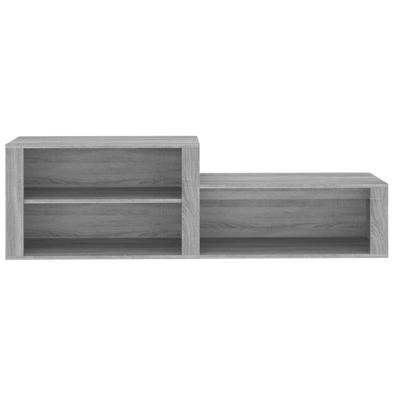 vidaXL szürke sonoma színű szerelt fa cipősszekrény 150x35x45 cm