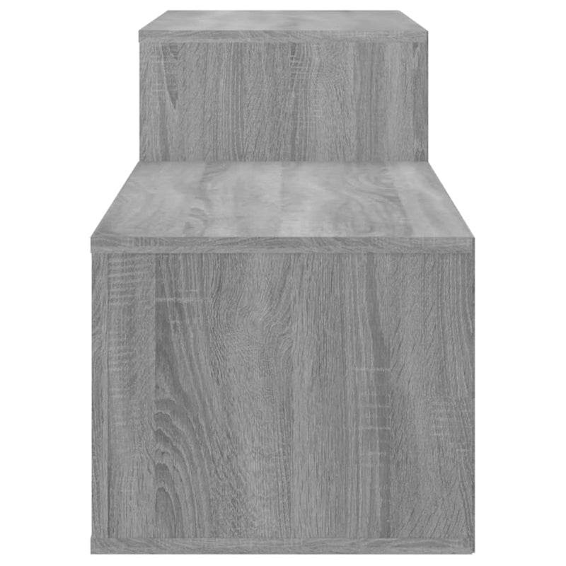 vidaXL szürke sonoma színű szerelt fa cipősszekrény 150x35x45 cm