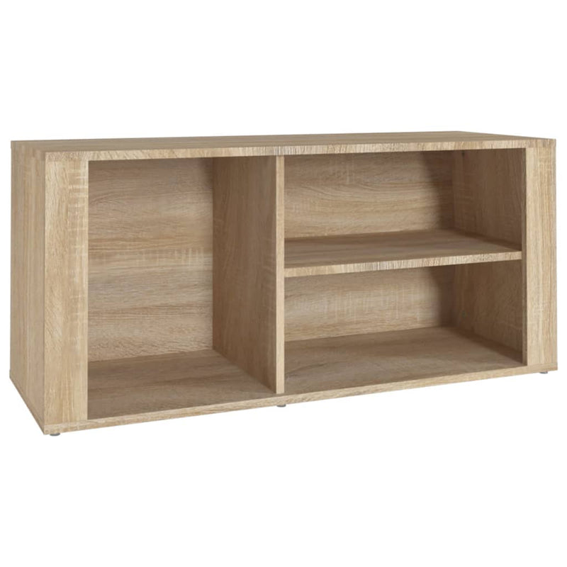 vidaXL sonoma tölgy színű szerelt fa cipőszekrény 100x35x45 cm