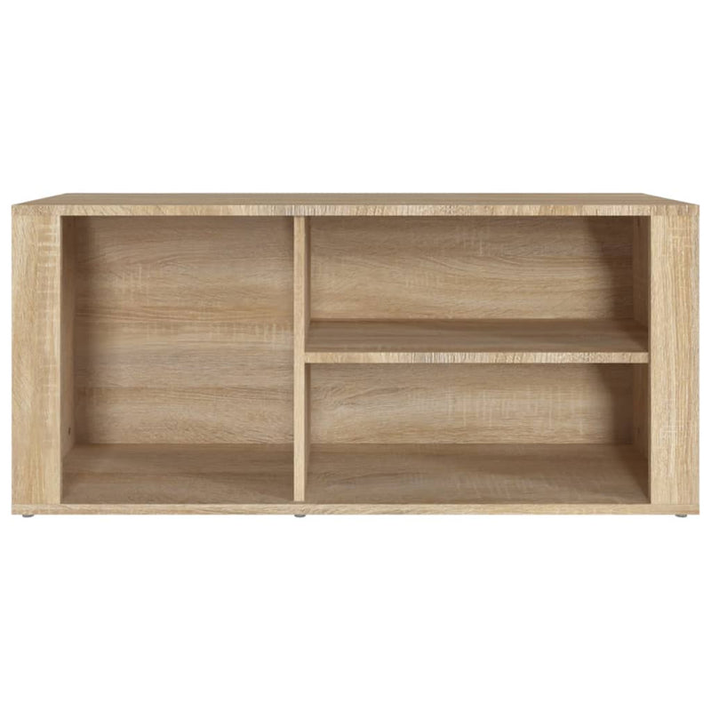 vidaXL sonoma tölgy színű szerelt fa cipőszekrény 100x35x45 cm