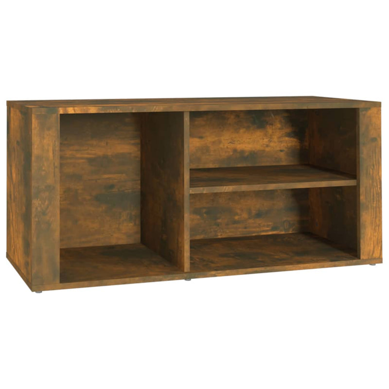 vidaXL füstös tölgy színű szerelt fa cipősszekrény 100 x 35 x 45 cm