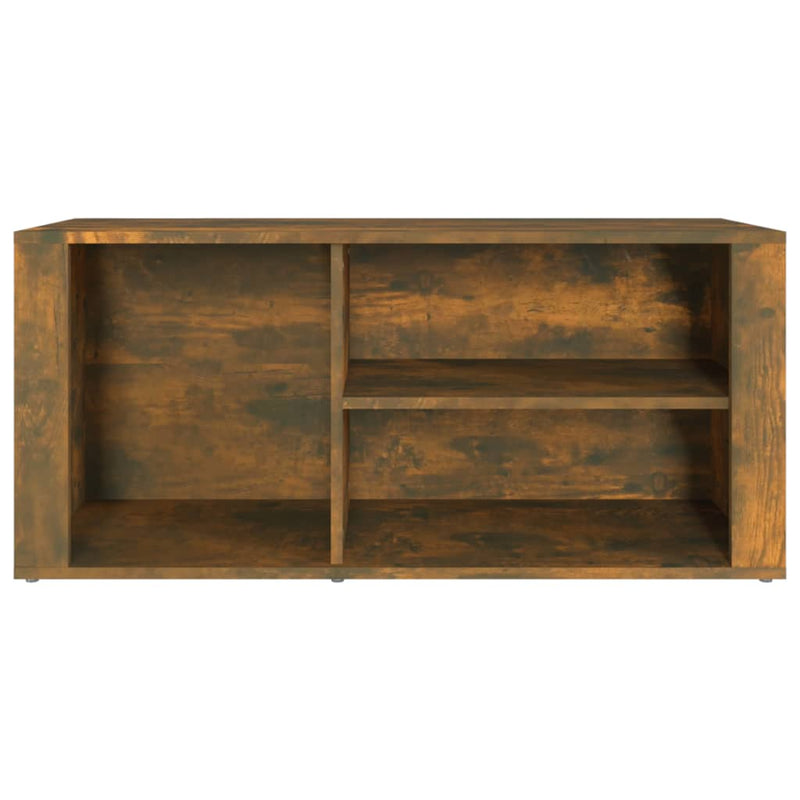 vidaXL füstös tölgy színű szerelt fa cipősszekrény 100 x 35 x 45 cm