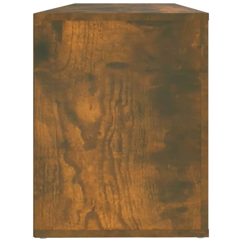 vidaXL füstös tölgy színű szerelt fa cipősszekrény 100 x 35 x 45 cm
