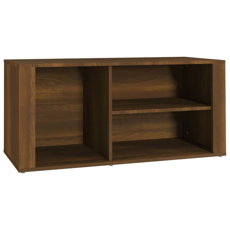 vidaXL barna tölgyszínű szerelt fa cipősszekrény 100x35x45 cm