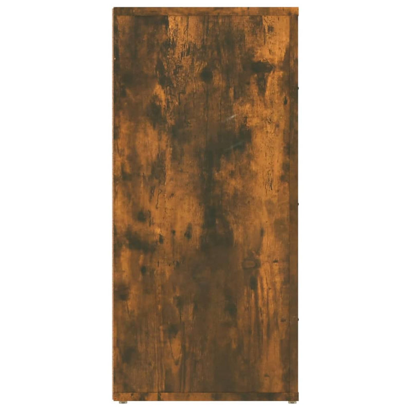 vidaXL füstös tölgy színű szerelt fa tálalószekrény 40x33x70 cm