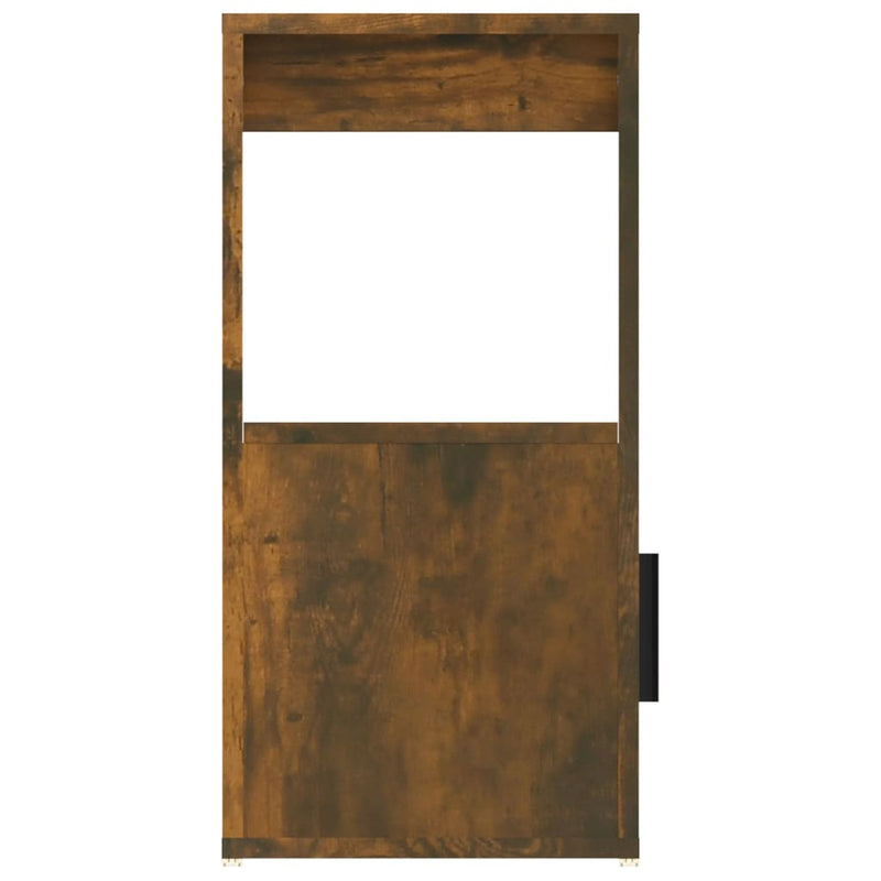 vidaXL füstös tölgy színű szerelt fa tálalószekrény 80x30x60 cm