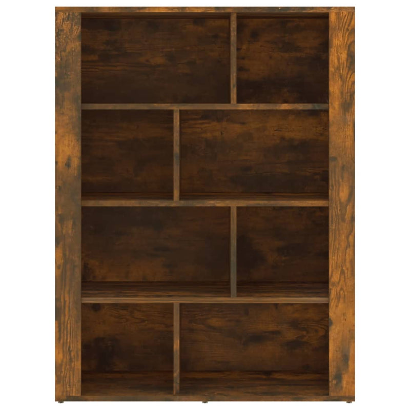 vidaXL füstös tölgy színű szerelt fa tálalószekrény 80x30x106 cm