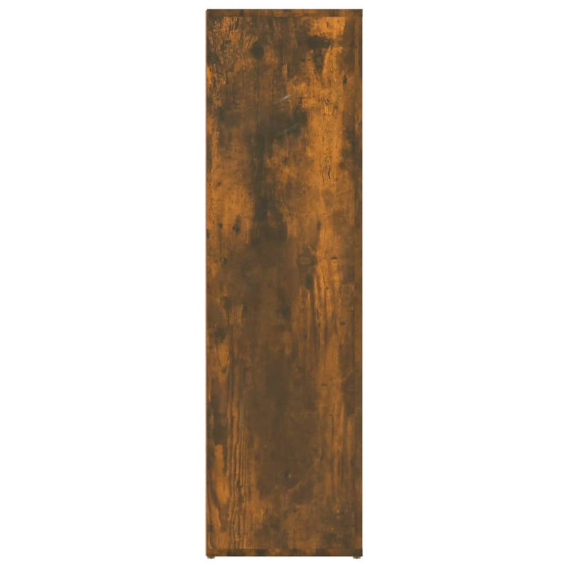 vidaXL füstös tölgy színű szerelt fa tálalószekrény 80x30x106 cm