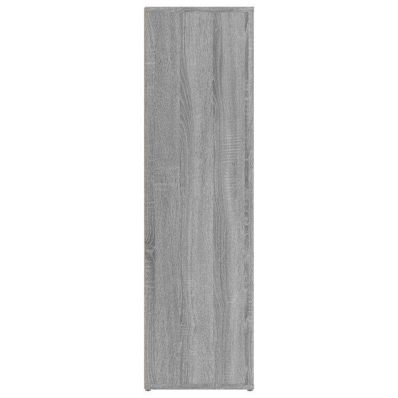 vidaXL szürke sonoma színű szerelt fa tálalószekrény 80x30x106 cm