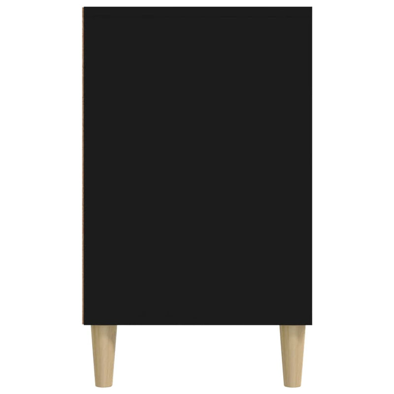 vidaXL fekete szerelt fa cipősszekrény 102x36x60 cm