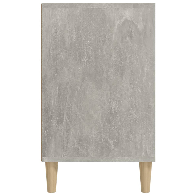 vidaXL betonszürke szerelt fa cipőszekrény 102x36x60 cm