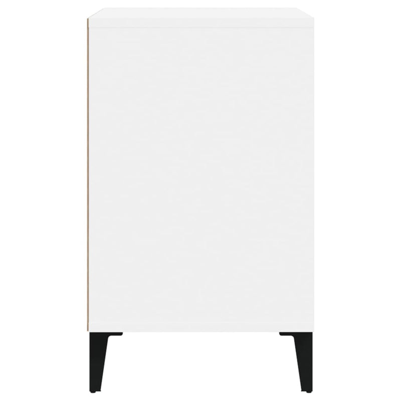 vidaXL fehér szerelt fa cipősszekrény 102x36x60 cm