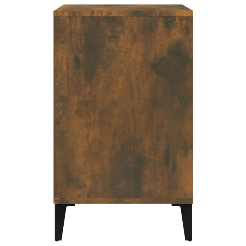 vidaXL füstös tölgy színű szerelt fa cipősszekrény 102 x 36 x 60 cm