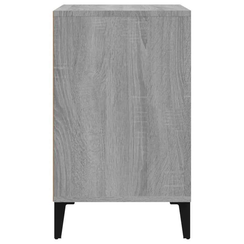 vidaXL szürke sonoma színű szerelt fa cipősszekrény 102x36x60 cm