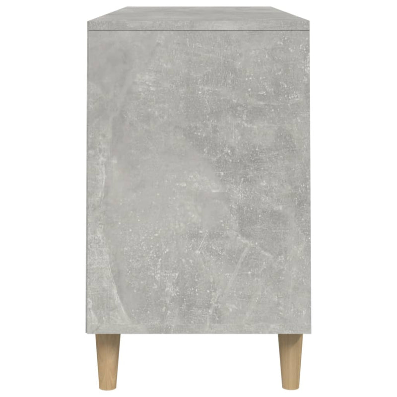 vidaXL betonszürke szerelt fa cipőszekrény 102x36x60 cm