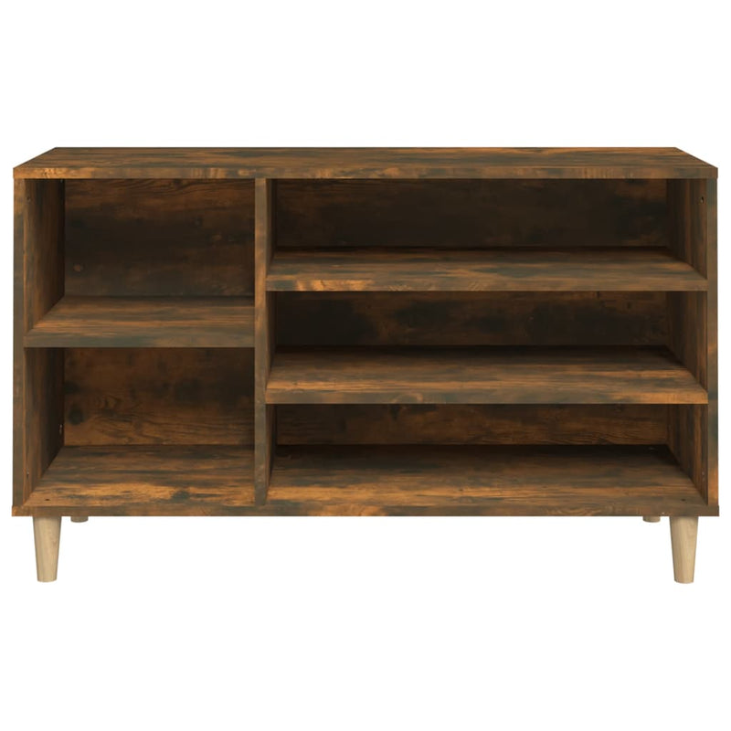 vidaXL füstös tölgy színű szerelt fa cipősszekrény 102 x 36 x 60 cm