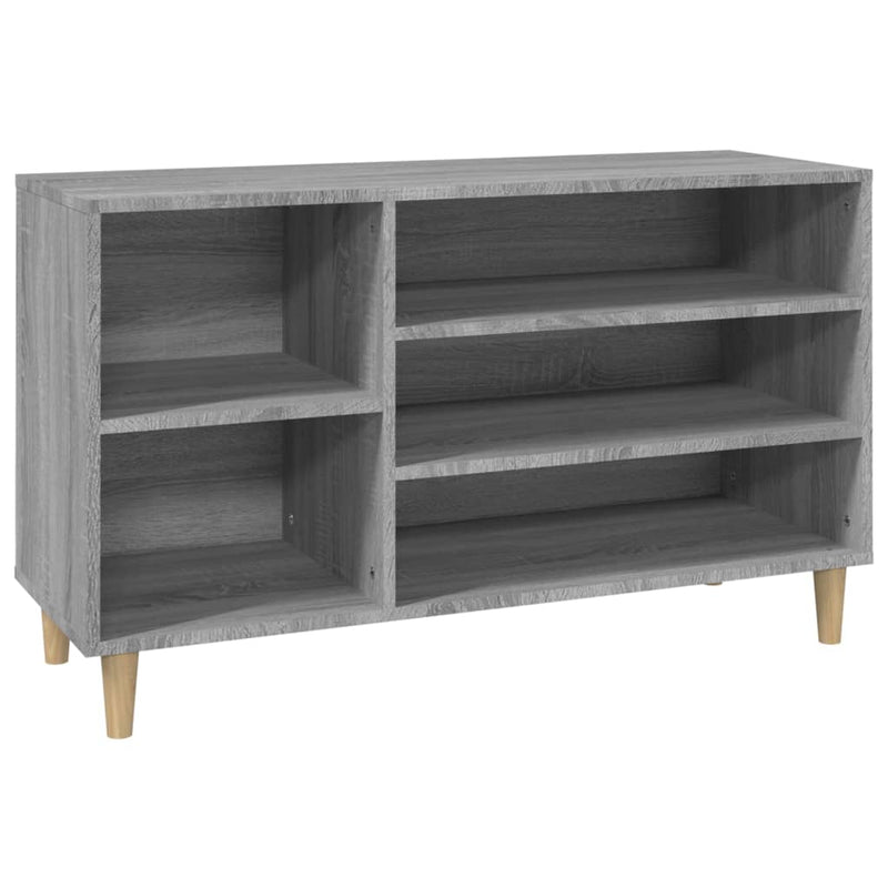 vidaXL szürke sonoma színű szerelt fa cipősszekrény 102x36x60 cm