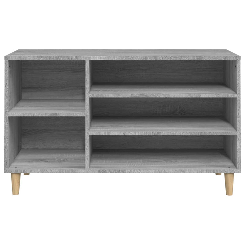 vidaXL szürke sonoma színű szerelt fa cipősszekrény 102x36x60 cm