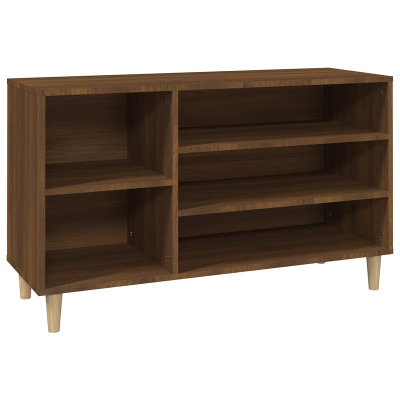 vidaXL barna tölgyszínű szerelt fa cipősszekrény 102x36x60 cm