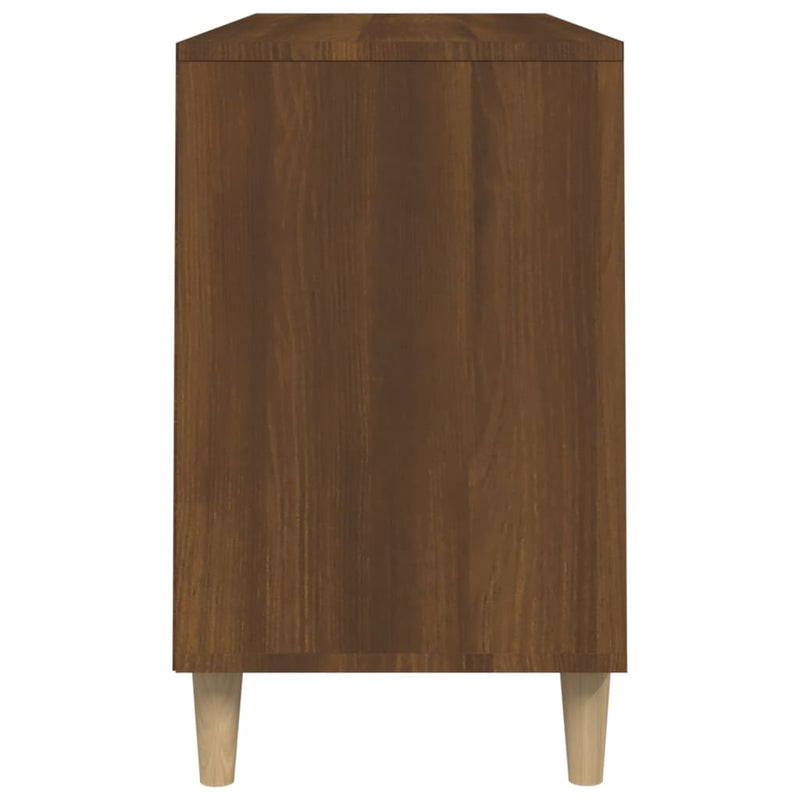 vidaXL barna tölgyszínű szerelt fa cipősszekrény 102x36x60 cm