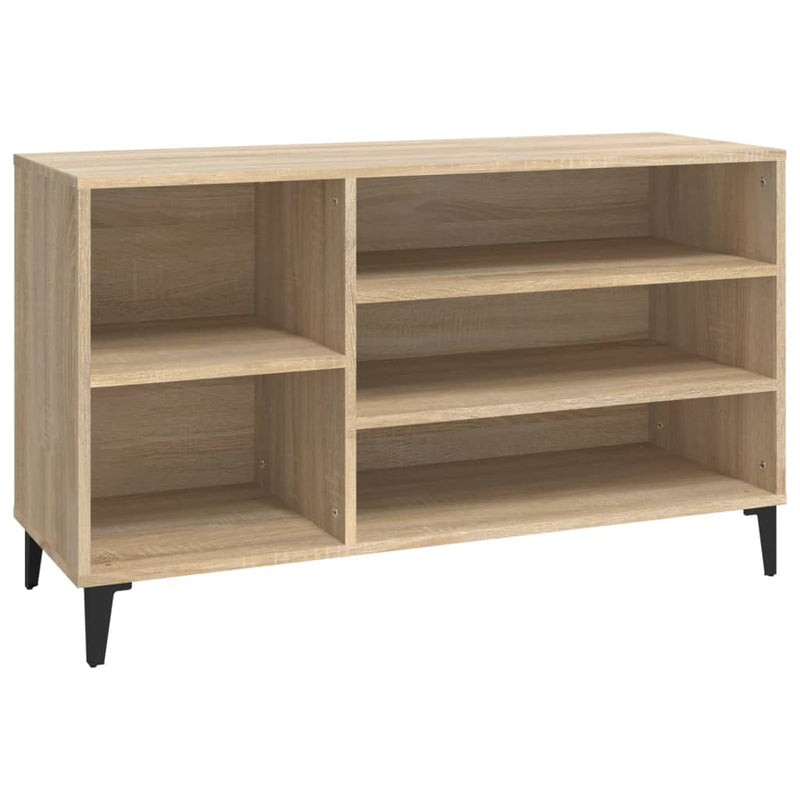 vidaXL sonoma tölgy színű szerelt fa cipőszekrény 102x36x60 cm