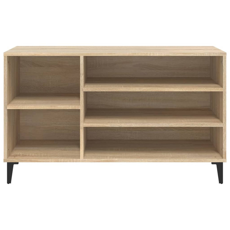 vidaXL sonoma tölgy színű szerelt fa cipőszekrény 102x36x60 cm