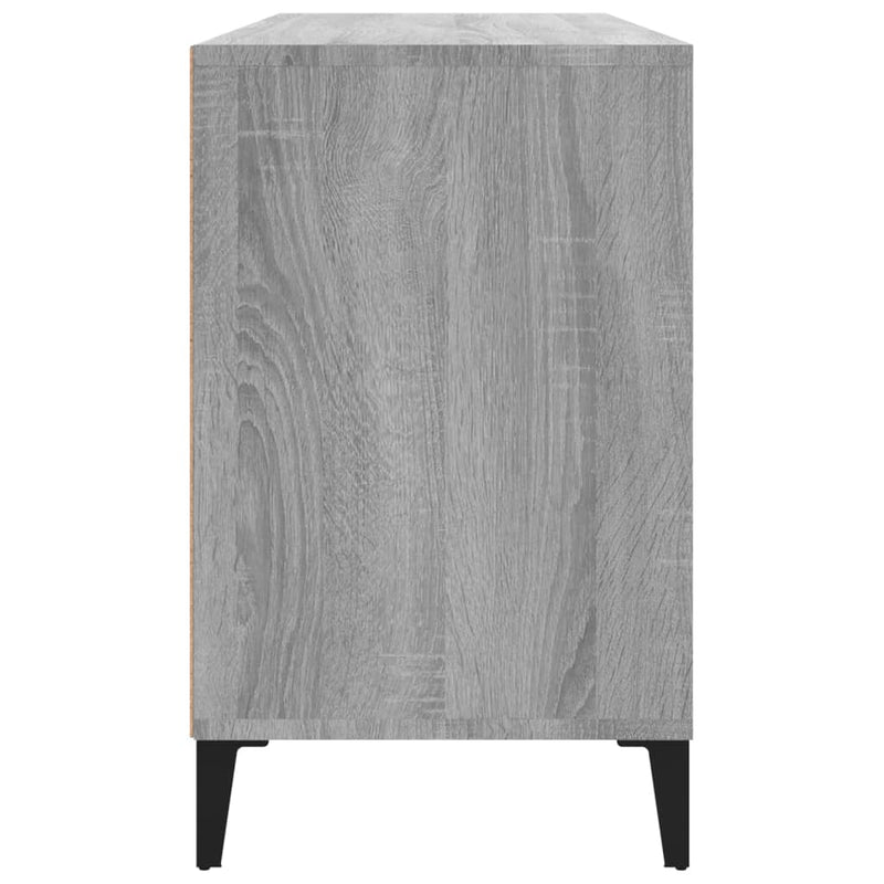 vidaXL szürke sonoma színű szerelt fa cipősszekrény 102x36x60 cm