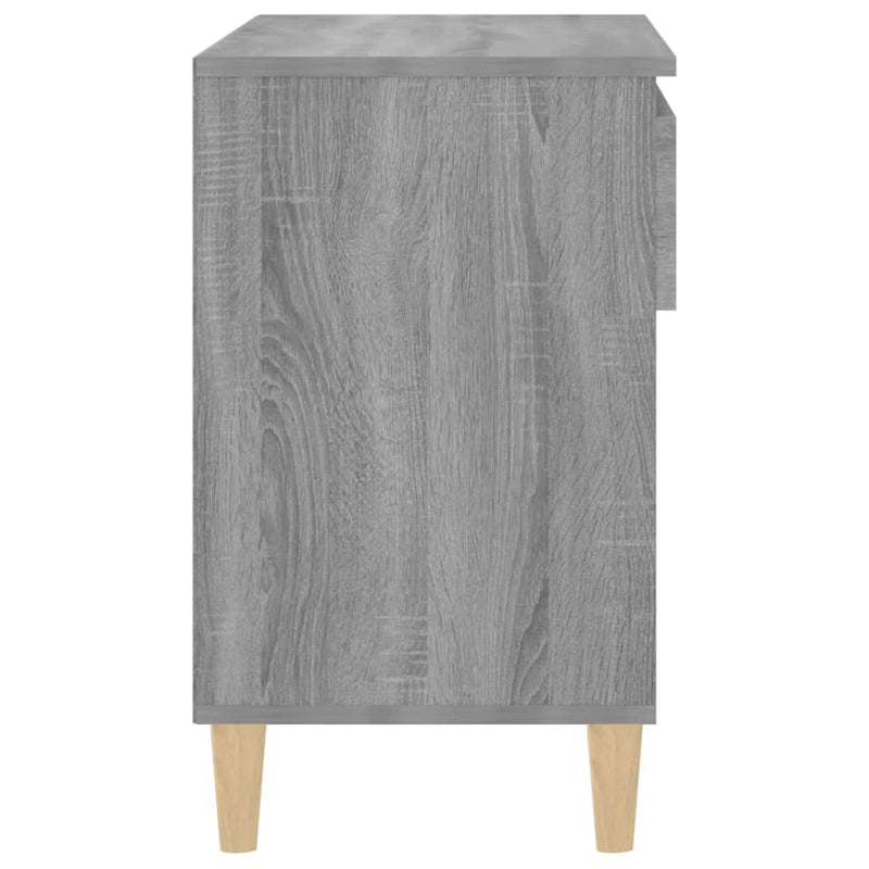 vidaXL szürke sonoma színű szerelt fa cipősszekrény 70x36x60 cm