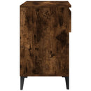 vidaXL füstös tölgy színű szerelt fa cipősszekrény 70 x 36 x 60 cm