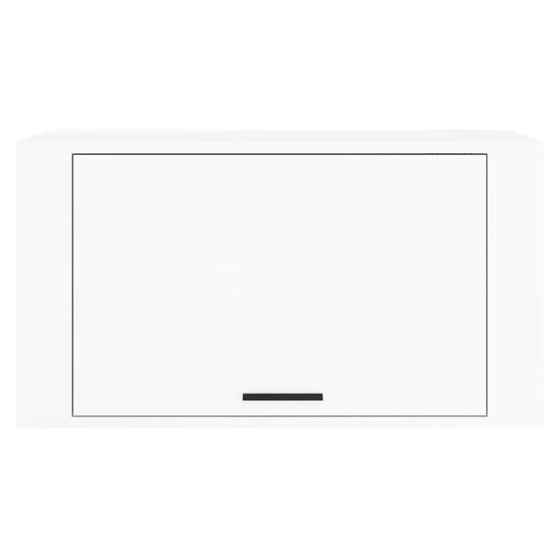 vidaXL magasfényű fehér szerelt fa fali cipőszekrény 70 x 35 x 38 cm