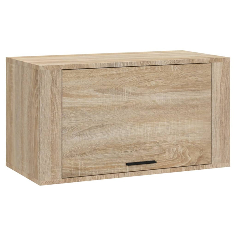 vidaXL sonoma tölgy szerelt fa fali cipőszekrény 70 x 35 x 38 cm