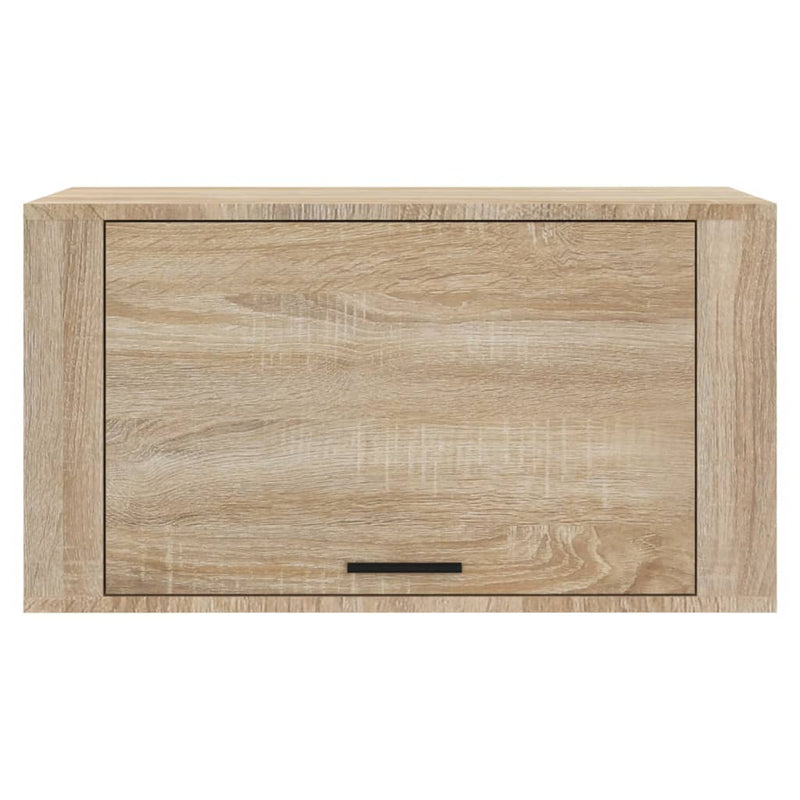 vidaXL sonoma tölgy szerelt fa fali cipőszekrény 70 x 35 x 38 cm