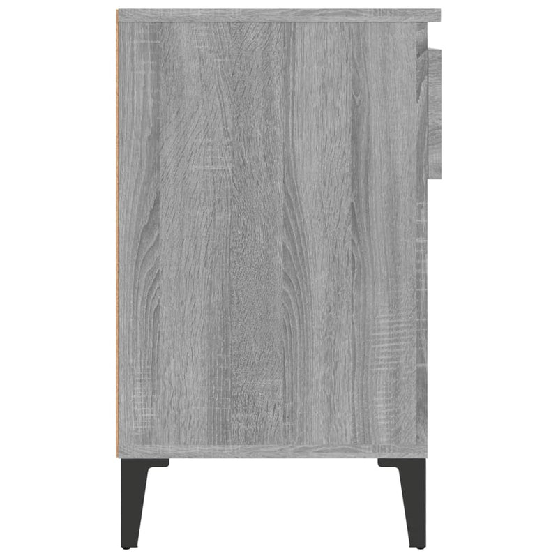 vidaXL szürke sonoma színű szerelt fa cipősszekrény 102x36x60 cm
