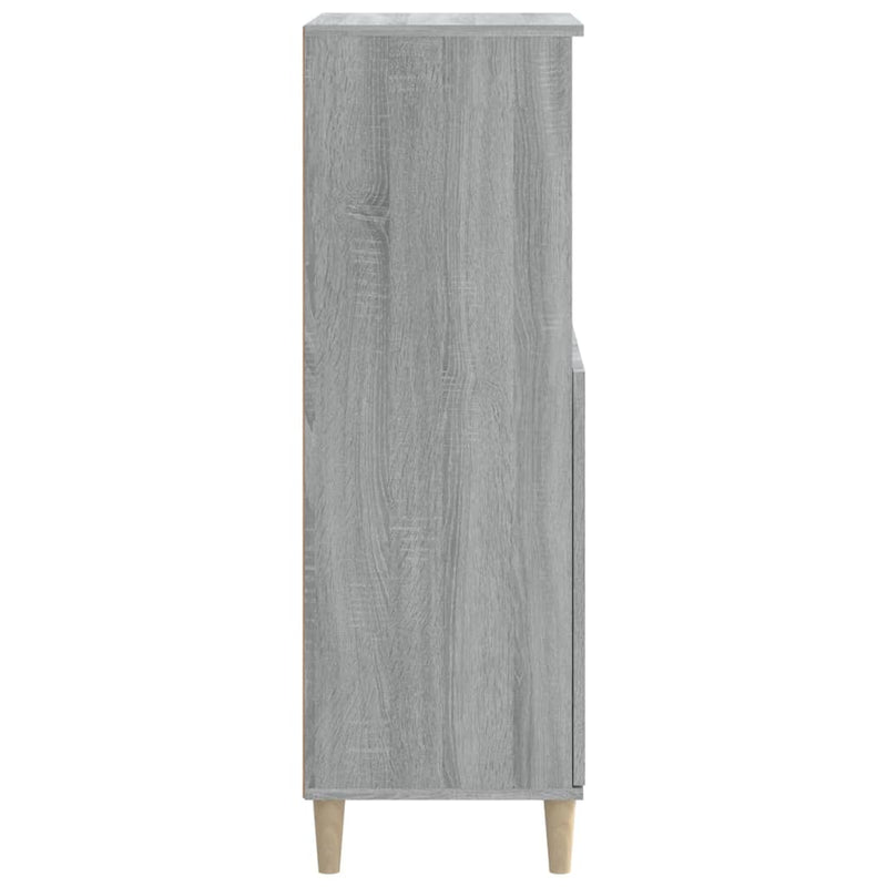 vidaXL szürke sonoma szerelt fa magasszekrény 60 x 36 x 110 cm