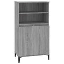 vidaXL szürke sonoma szerelt fa magasszekrény 60 x 36 x 110 cm