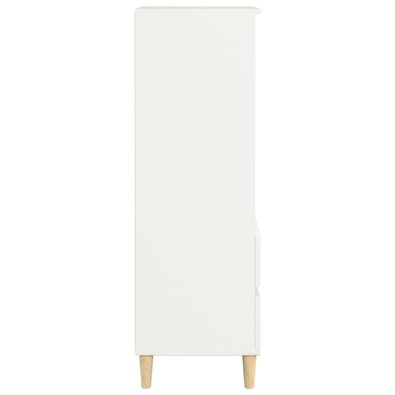 vidaXL fehér szerelt fa magasszekrény 40 x 36 x 110 cm