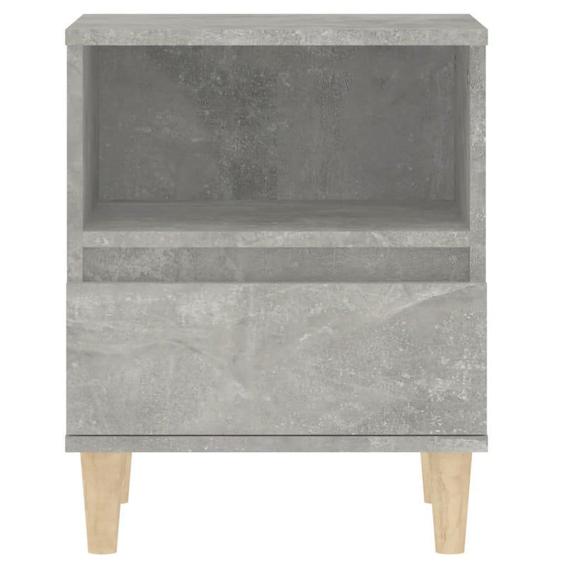 vidaXL 2 db betonszürke éjjeliszekrény 40x35x50 cm
