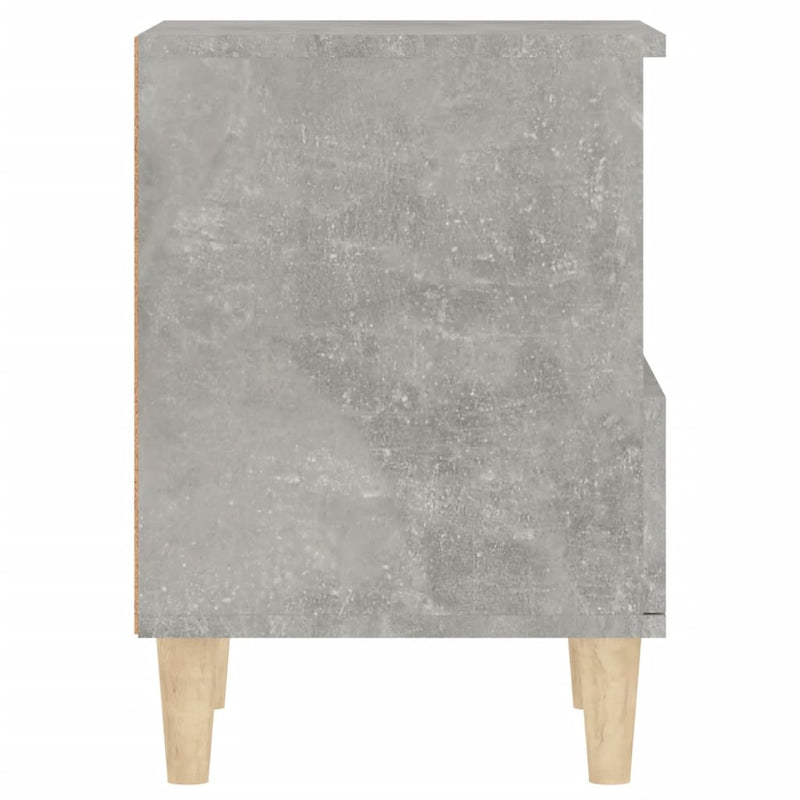 vidaXL 2 db betonszürke éjjeliszekrény 40x35x50 cm